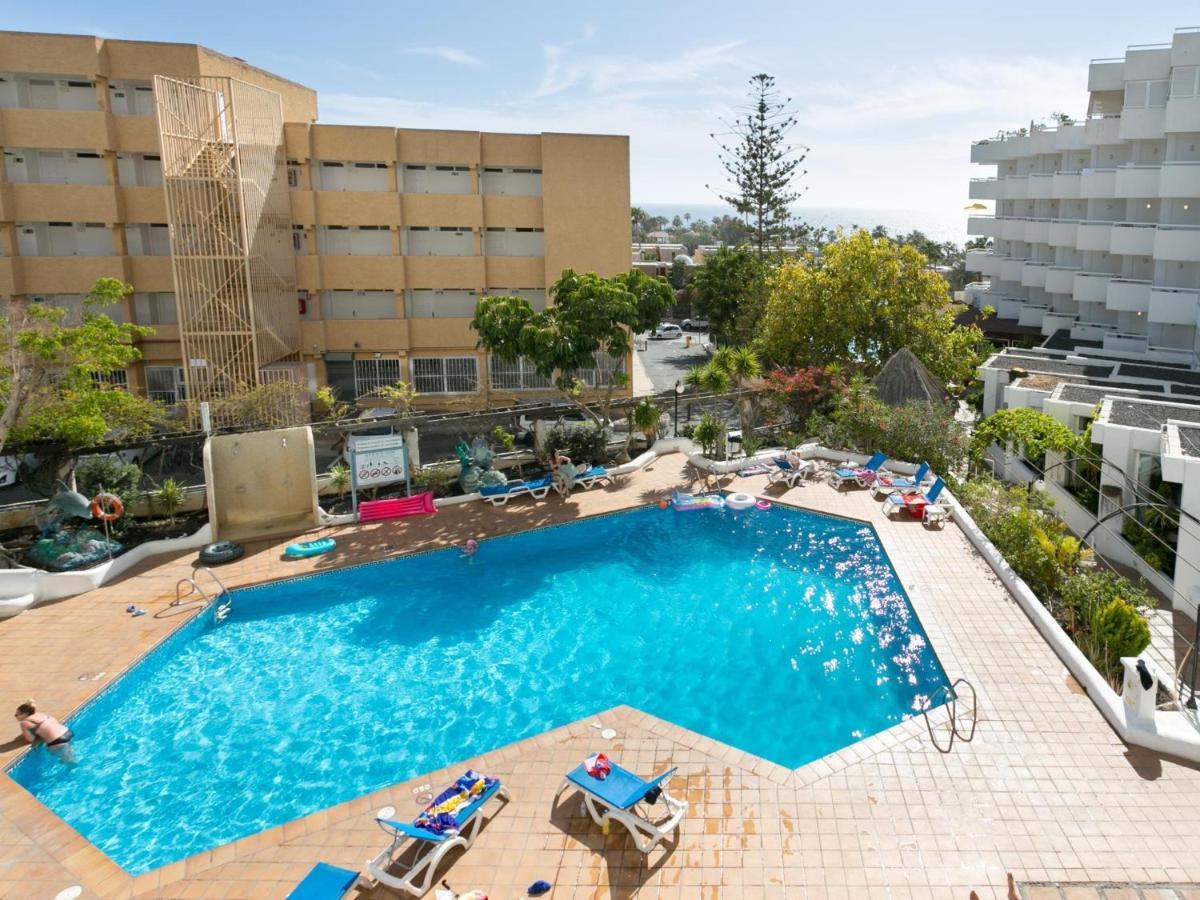101 Bright, Pool View And Air Conditioning Apartman Playa de las Américas Kültér fotó