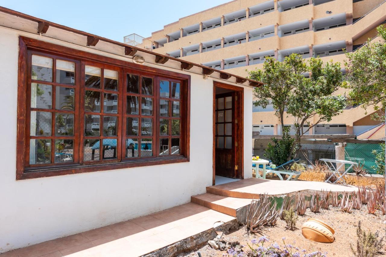 101 Bright, Pool View And Air Conditioning Apartman Playa de las Américas Kültér fotó